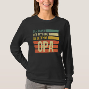 T-shirt Mens Opa L'Homme Du Mythe La Légende