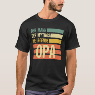T-shirt Mens Opa L'Homme Du Mythe La Légende