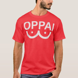 T-shirt Mens Oppai Japonais Kawai Harajuku Street Fun Sarc