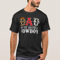 Mens Papa 1st Premier jour de Birthday Cowboy West