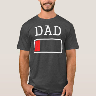T-shirt Mens papa Batterie basse Empty Matching Père s