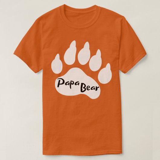 T-shirt Mens Papa Bear Premium (Design devant)