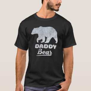 T-shirt Mens Papa Bear Super Papa Père Grand-père