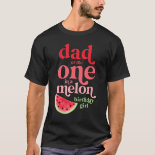 T-shirt Mens Papa De Celui Dans Un Melon Anniversaire Fill