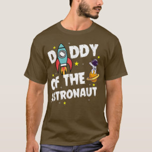 T-shirt Mens papa de l'astronaute thème de l'espace Annive