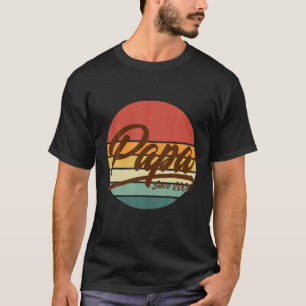 T-shirt Mens Papa Depuis 2000, 21E Anniversaire 21 Ans D