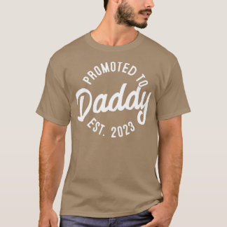 T-shirt Mens Papa Être Nouveau Papa Première Fois Père Pro
