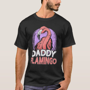 T-shirt Mens Papa Flamant rose Whisperer Meilleur Papa Jam