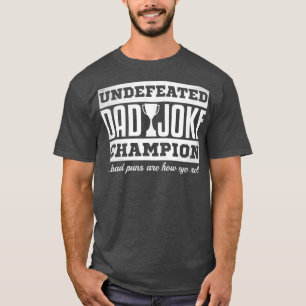T-shirt Mens Papa Joke Champion drôle de fête des pères ca