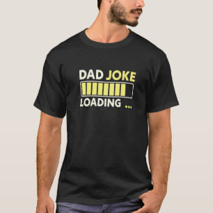 T-shirt Mens Papa Joke Chargement Fête des pères Papa Humo