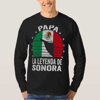 T-shirt Mens Papa La Leyenda De Sonora Mexicaine Papa Sono