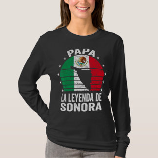 T-shirt Mens Papa La Leyenda De Sonora Mexicaine Papa Sono