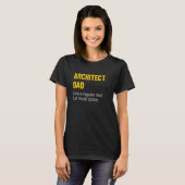 T-shirt Mens Papa L'Architecte Architecture (Devant entier)