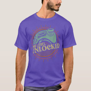 T-shirt Mens PAPA NIVEAU DÉVERROUILLÉ Bientôt ÊTRE Père Vi