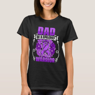 T-shirt Mens Papa Of Epilepsy Warrior Epilepsy Survivor Ep