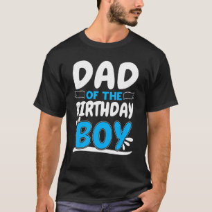 T-shirt Mens Papa Of The Birthday Boy paternity Meilleur P
