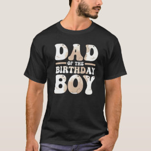 T-shirt Mens Papa Of The Birthday Boy Père Sheep