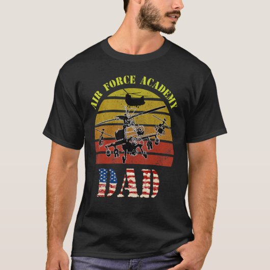 T-shirt Mens Papa Rad Papa Helicopter Daddy J'Aime Mon Da (Devant)