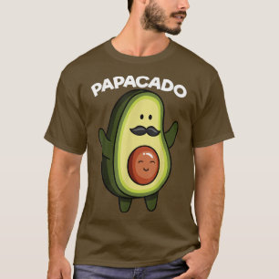 T-shirt Mens Papacado Drôle Avocado Faire-part de grossess