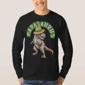 T-shirt Mens Papasaurus (Devant)