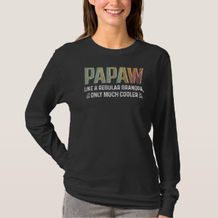 T-shirt Mens Papaw Plus Glacière Grand-père Meilleur Père