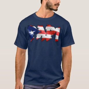 T-shirt Mens Papi Puerto Rican Drapeau PR Fierté Père Papa