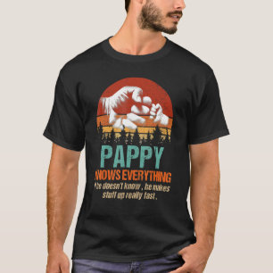 T-shirt Mens Pappy Sait Tout Premier Bump Famille Fathe