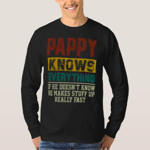T-shirt Mens Pappy Sait Tout Vintage Pappy Papa Gras