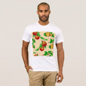 T-Shirt Mens Peaches Et Pears (Devant entier)