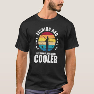 T-shirt Mens Pêche Papa Comme Un Père Régulier Seulement G