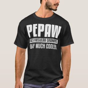 T-shirt Mens Pepaw Définition Comme Grand-Père Régulier Se