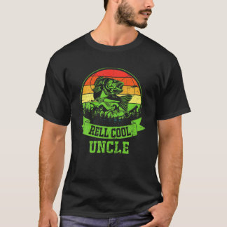 T-shirt Mens Père Jour Cadeau Vintage Pêche bobine Cool Un
