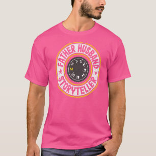 T-shirt Mens Père Mari Conteur Photographe Papa P