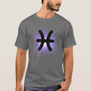 T-shirt Mens Pisces Zodiac Birthday February March born Ki