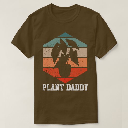 T-shirt Mens Plant Daddy Plant Dad Nature Gardener Garden (Design devant)