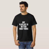 T-shirt Mens Playlist (Devant entier)
