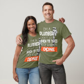 T-shirt Mens Plumber Cool Funny Plumber Tools (Unisexe)