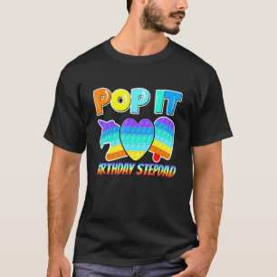 T-shirt Mens Pop It Anniversaire Stepdad Poppin Anniversai