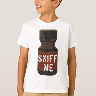 T-shirt Mens Poppers Sniff Me Bouteille Brown Amyl Pig Gay