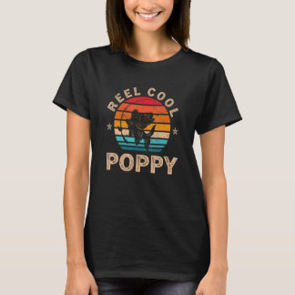 T-shirt Mens Pour Fête des pères Reel Cool Pêche Poppy