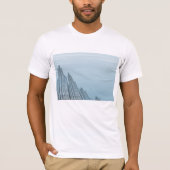 T-shirt Mens pour gratte-ciel de la ville (Devant)
