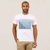 T-shirt Mens pour gratte-ciel de la ville (Devant entier)