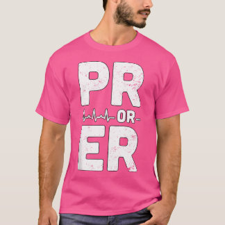 T-shirt Mens Pr Ou Er Heartbeat Dossier Personnel Drôle We