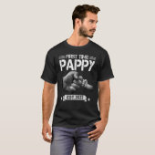 T-shirt Mens Première Fois Pappy 2022 Pour Promoted To Pap (Devant entier)