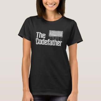 T-shirt Mens Programmer Dad The Codefather Coder Father's