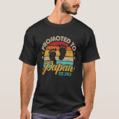 T-shirt Mens Promoted to Papaw 2023 Father's Day First Ti (Devant)