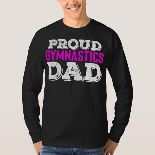 T-shirt Mens Proud Gymnastic Papa Poison pour Men Funny (Devant)
