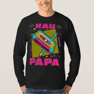 T-shirt Mens Rad Papa 90s Nostalgie esthétique des années
