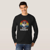 T-shirt Mens Ragdoll Chat Papa Chat Papa (Devant entier)