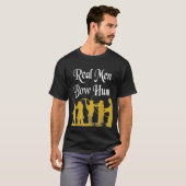 T-shirt Mens Real Men Bow Hunt Field Target Archery Access (Devant entier)